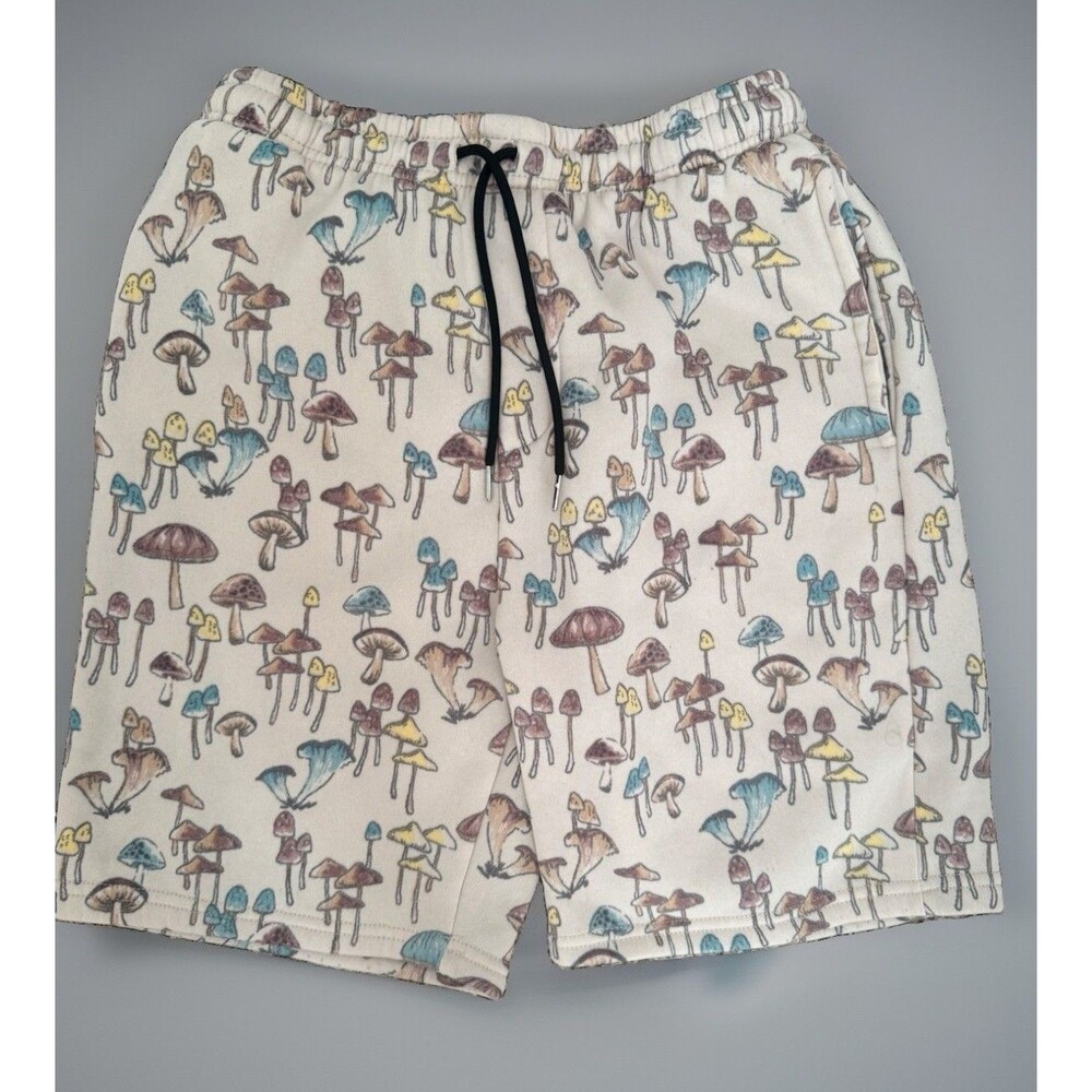 Public Record Men's Mushroom Print Shorts Size Small